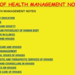 DEPARTMENT OF HEALTH MANAGEMENT NOTES - KENYA