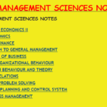 MASTER OF MANAGEMENT SCIENCES NOTES - KENYA