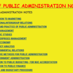 MASTER OF PUBLIC ADMINISTRATION NOTES - KENYA